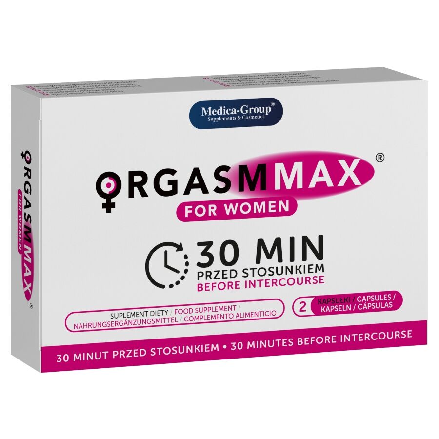 MEDICA GROUP ORGASM MAX PARA MULHERES 2 CaPSULAS