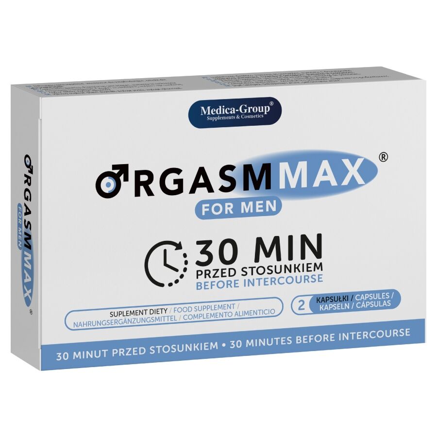 MEDICA GROUP ORGASM MAX PARA HOMENS 2 CaPSULAS