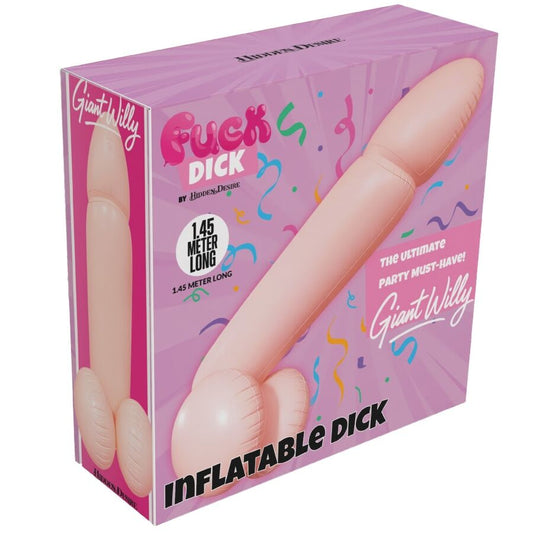 HIDDEN DESIRE PeNIS INFLaVEL GIGANTE WILLY 145 CM