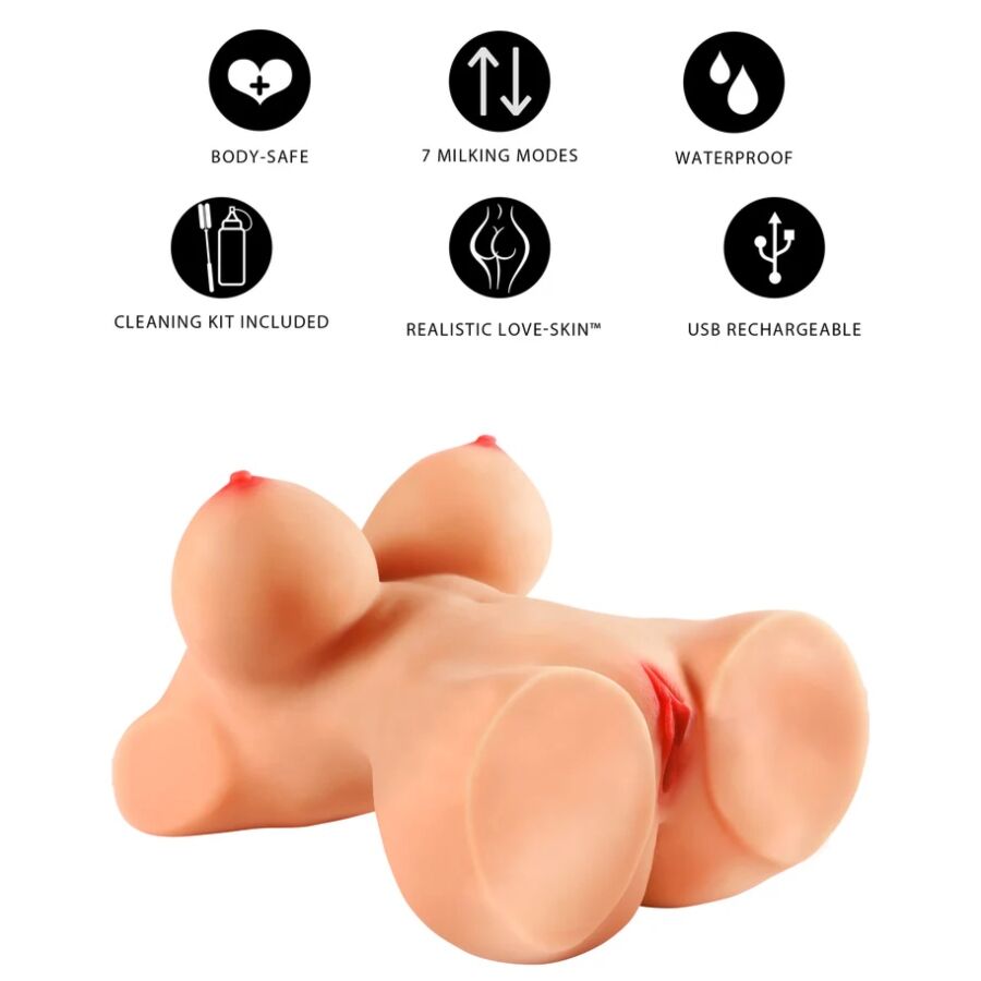 DESEJO OCULTO TORSO DE CADELA ORDENHEIRA SAFADA MASTURBADORA FEMININA 10 KG