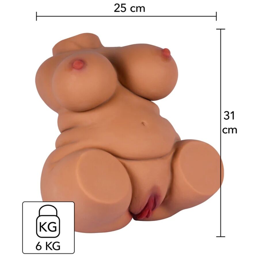 HIDDEN DESIRE FAT FUCK QUEEN TORSO MASTURBADOR FEMININO 6 KG