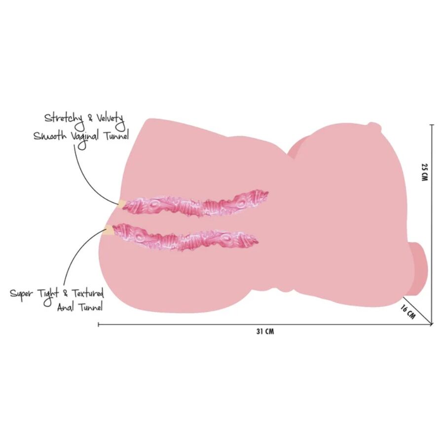 HIDDEN DESIRE FAT FUCK QUEEN TORSO MASTURBADOR FEMININO 6 KG