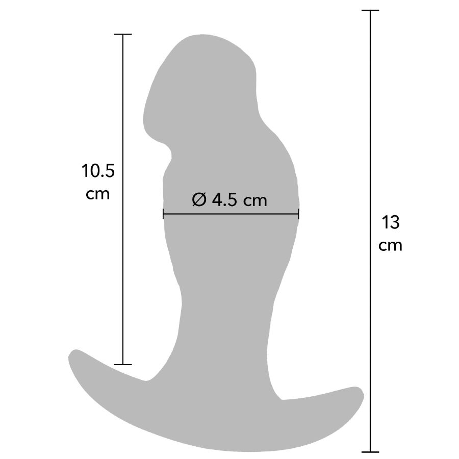 HIDDEN DESIRE INFERNO PLUG ANAL REALISTA 13 CM