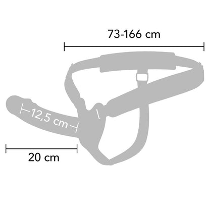 HIDDEN DESIRE INFERNO MANGA PENIANA COM STRAP ON 20 CM