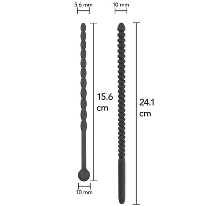 HIDDEN DESIRE EXTREME ADVANCED DILATADORES URETRAIS COM ESTRIAS 2 UNIDADES