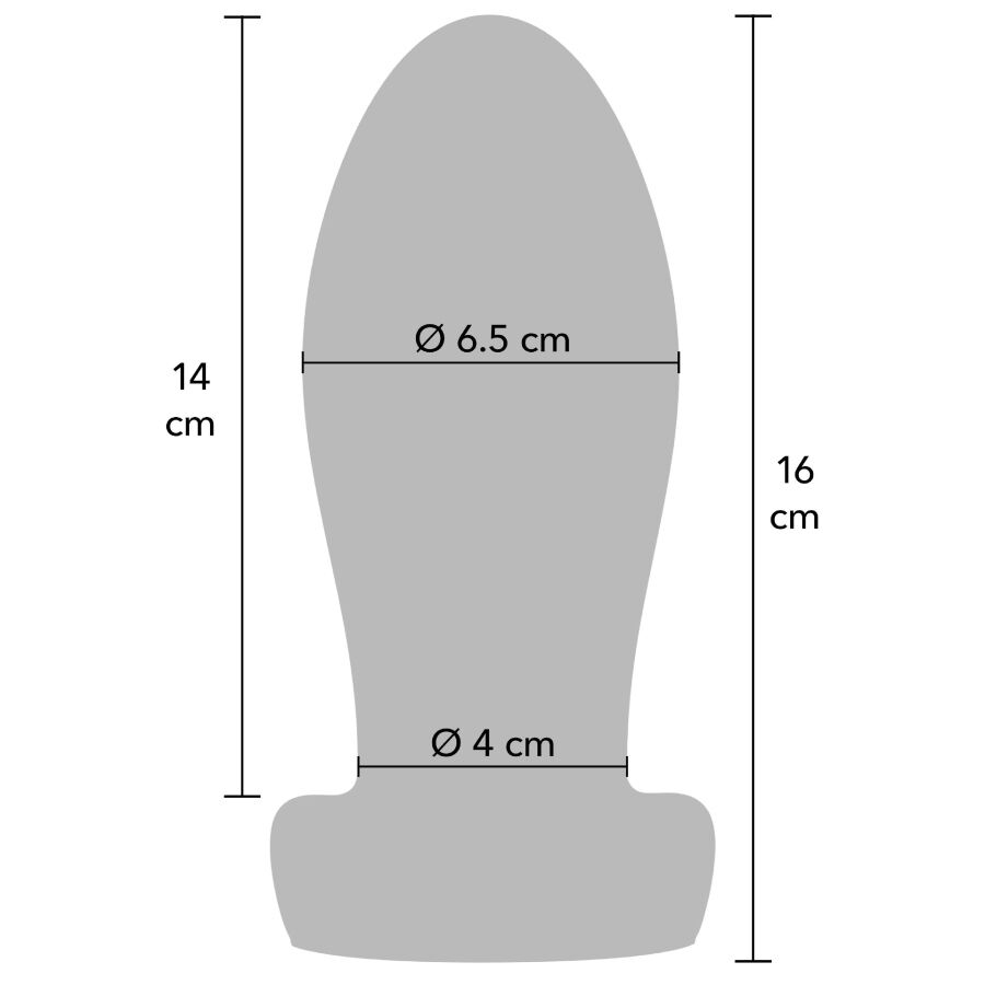 HIDDEN DESIRE EXTREME HEAVY ANAL STRETCHER PLUG ANAL L