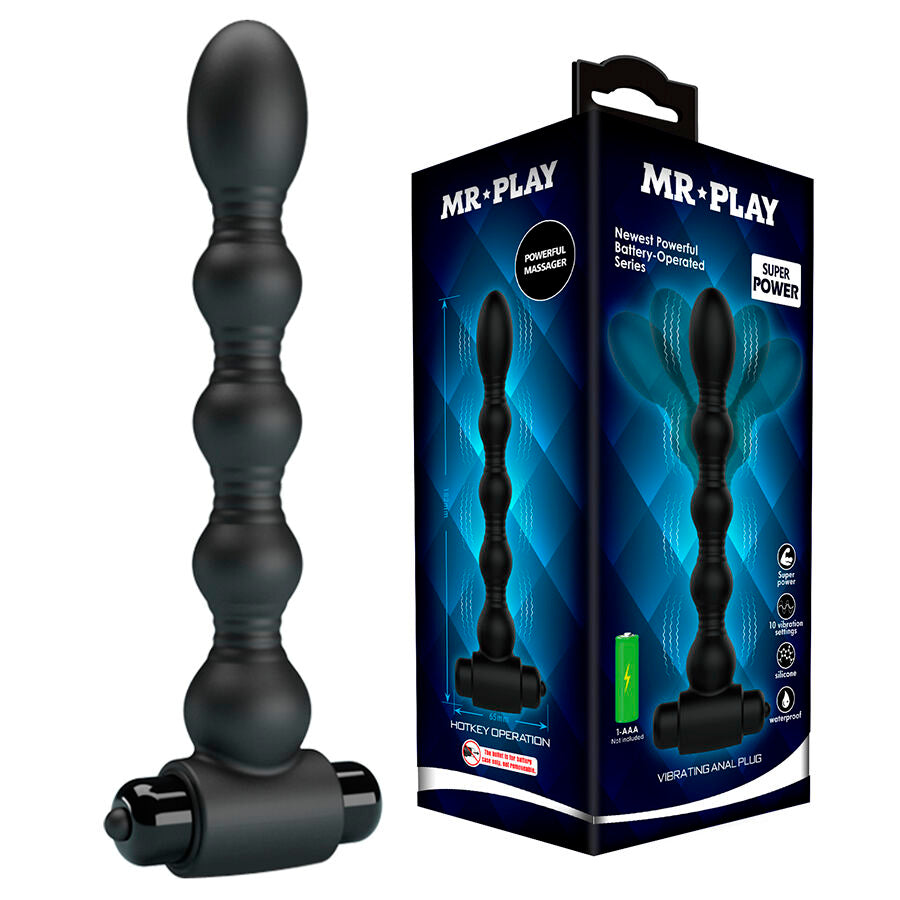 MR PLAY MASSAGEADOR DE PLUG ANAL VIBRAToRIO