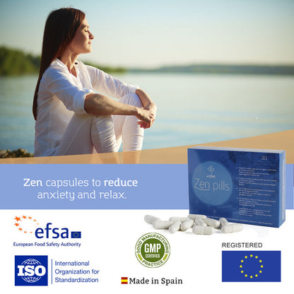 ZEN PILLS CaPSULAS PARA REDUZIR A ANSIEDADE