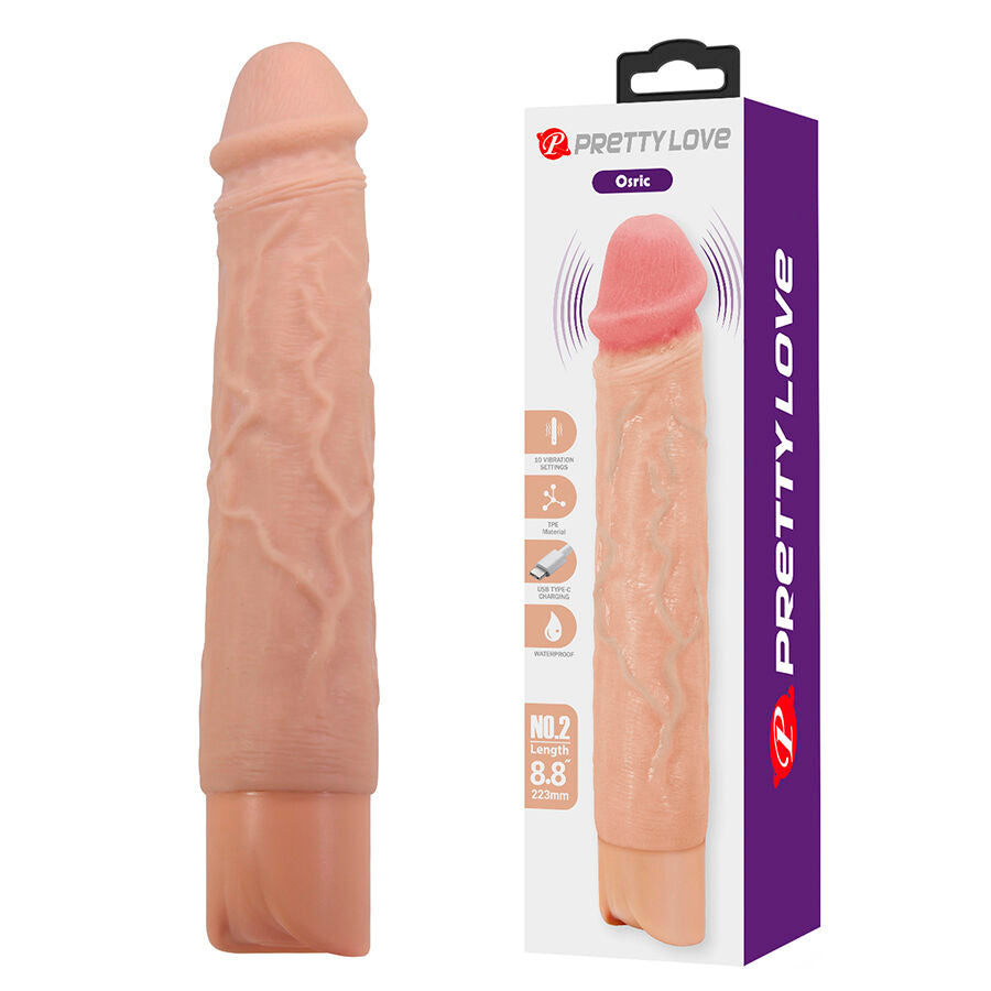 PRETTY LOVE OSRIC VIBRADOR FLEXiVEL E REALISTA