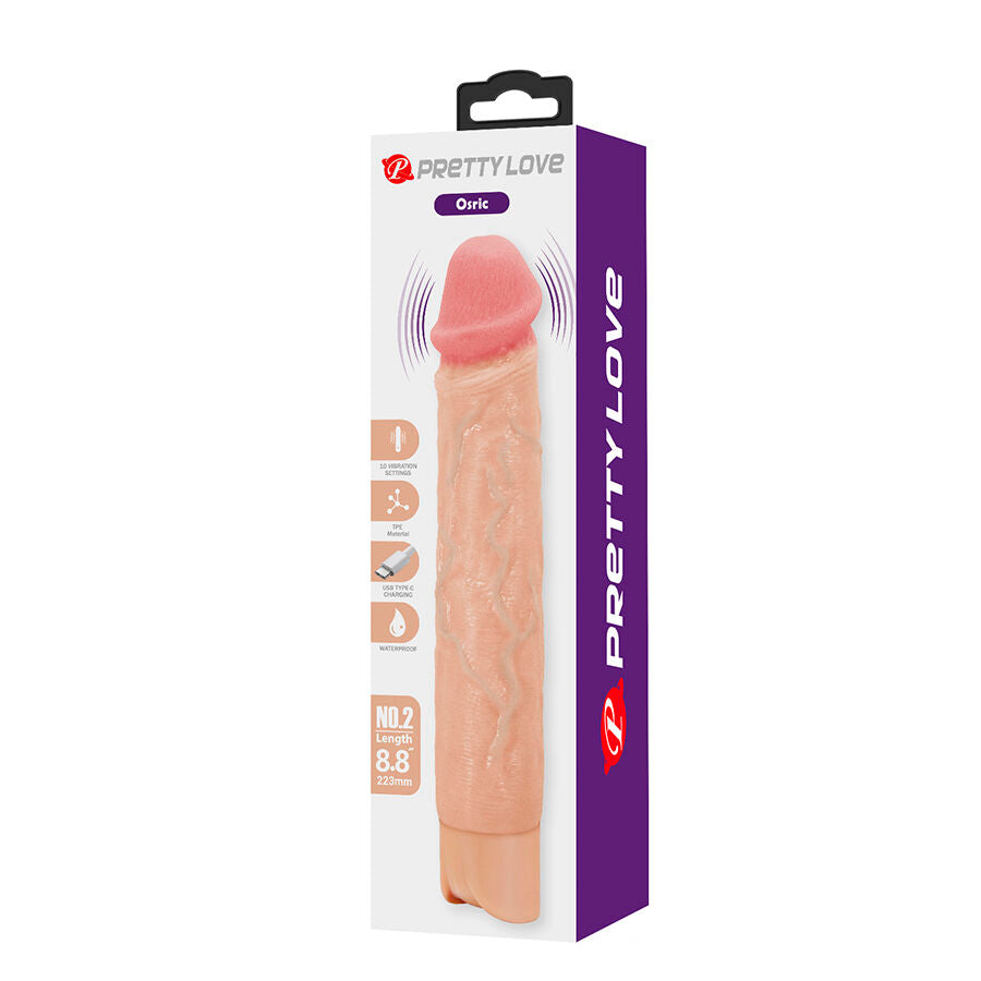 PRETTY LOVE OSRIC VIBRADOR FLEXiVEL E REALISTA