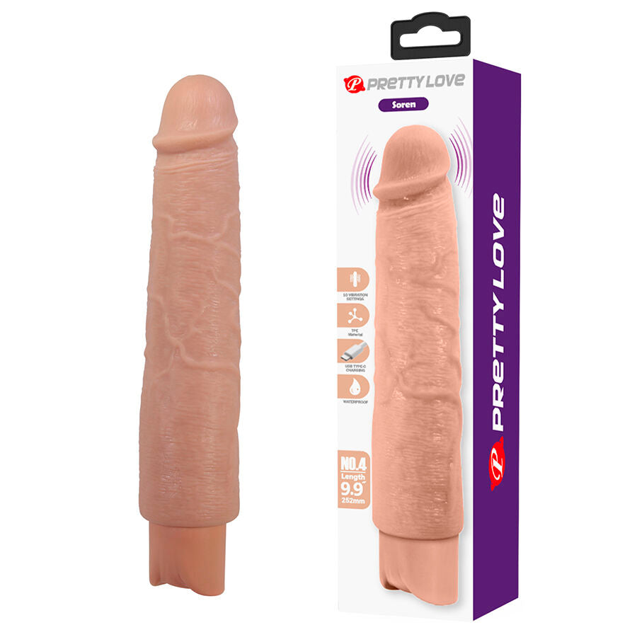 PRETTY LOVE SOREN VIBRADOR FLEXiVEL E REALISTA