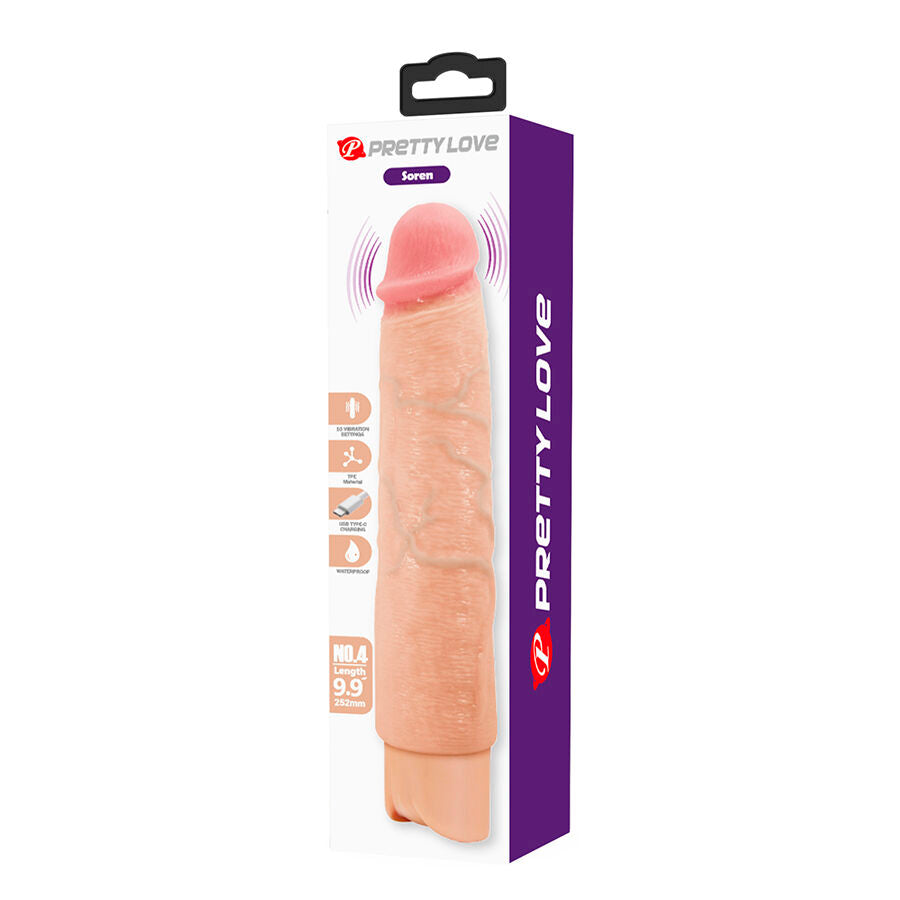 PRETTY LOVE SOREN VIBRADOR FLEXiVEL E REALISTA
