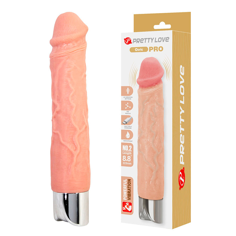 PRETTY LOVE OSRIC PRO VIBRADOR FLEXiVEL E REALISTA