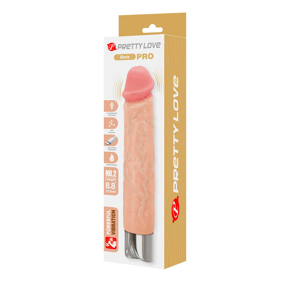 PRETTY LOVE OSRIC PRO VIBRADOR FLEXiVEL E REALISTA