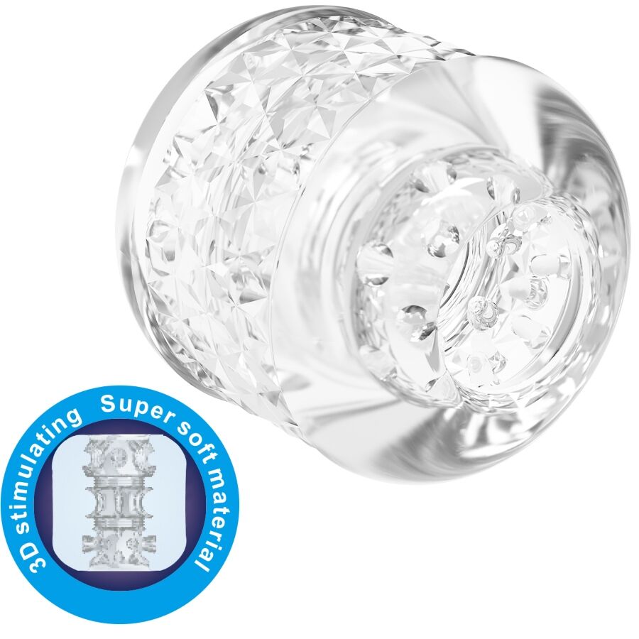 PRETTY LOVE CRYSTLE MASTURBADOR DE ENTRADA DUPLA