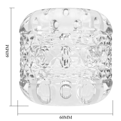 PRETTY LOVE CRYSTLE MASTURBADOR DE ENTRADA DUPLA