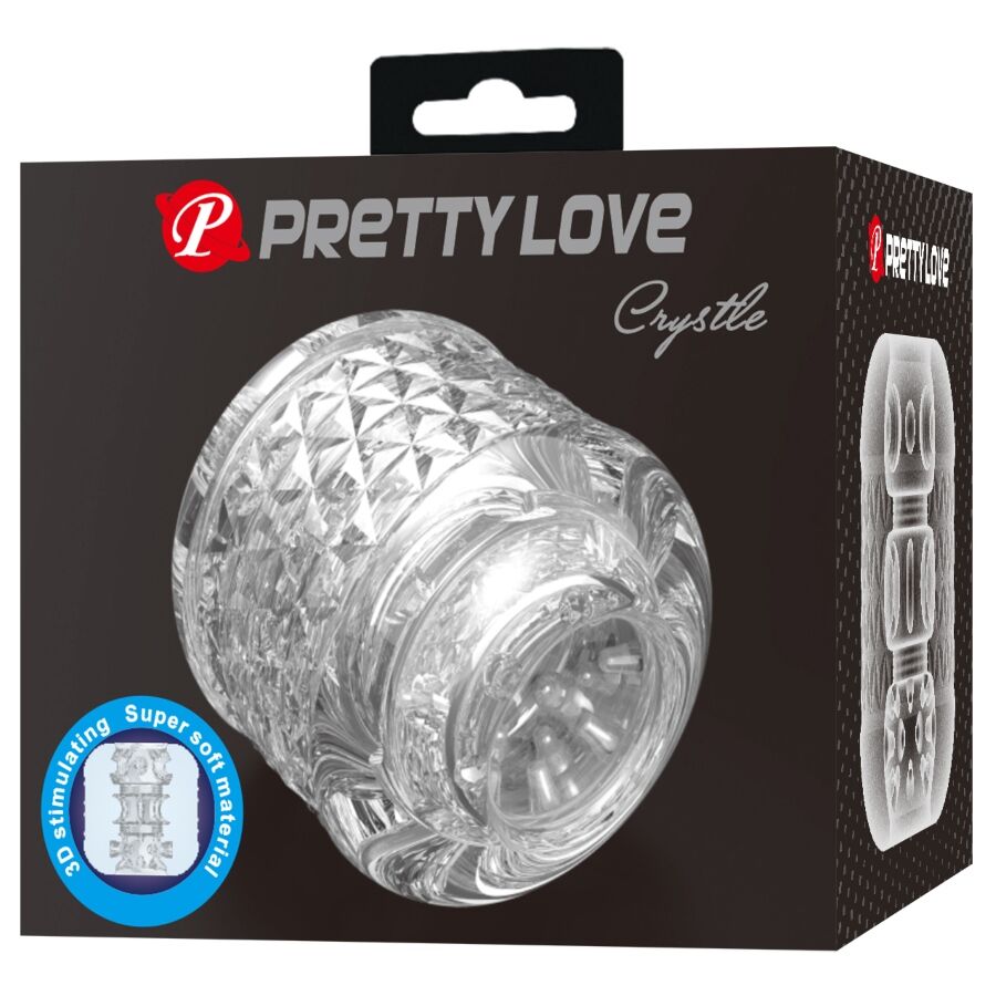 PRETTY LOVE CRYSTLE MASTURBADOR DE ENTRADA DUPLA