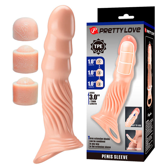 PRETTY LOVE CAPA PENIANA TEXTURIZADA COM EXTENSORES