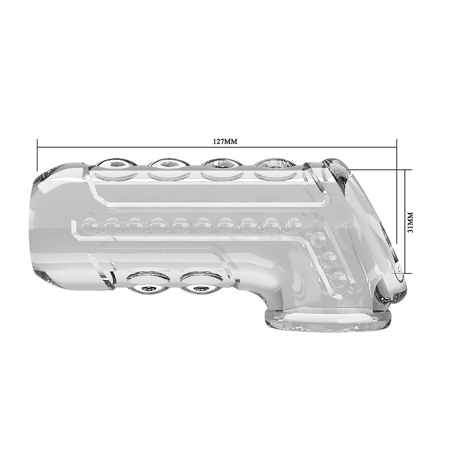 PRETTY LOVE CAPA PENIANA TRANSPARENTE TEXTURIZADA