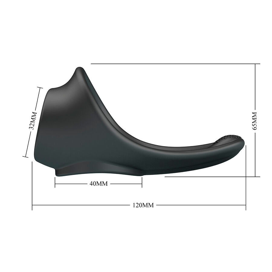 CRAZY BULL ZADOK ANEL ERGONoMICO COM ESTIMULADOR PERINEAL