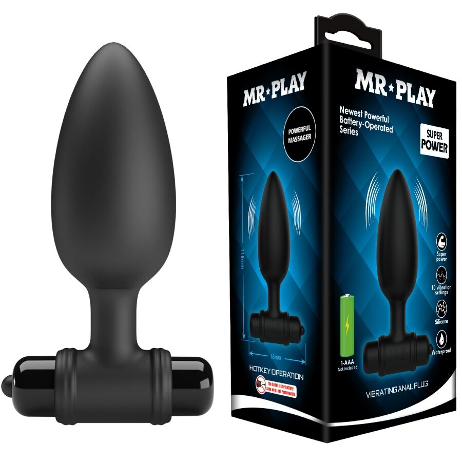 MR PLAY PLUG ANAL SUPER POWER COM VIBRAyaO