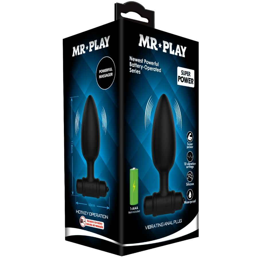 MR PLAY PLUG ANAL SUPER POWER COM VIBRAyaO