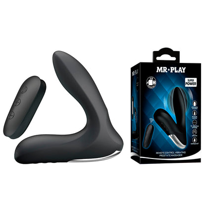 MR PLAY MASSAGEADOR DE PRoSTATA COM CONTROLE REMOTO DE VIBRAyaO