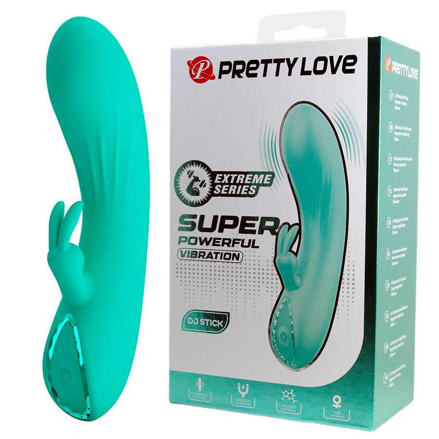 PRETTY LOVE DJ STICK VIBRADOR G SPOT TURQUESA