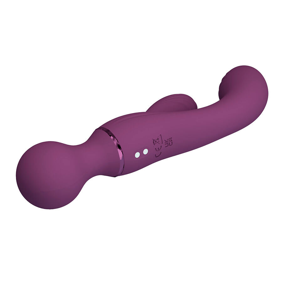 PRETTY LOVE VIBRADOR ROXO PARA PONTO G VERSaTIL E COMPLETO