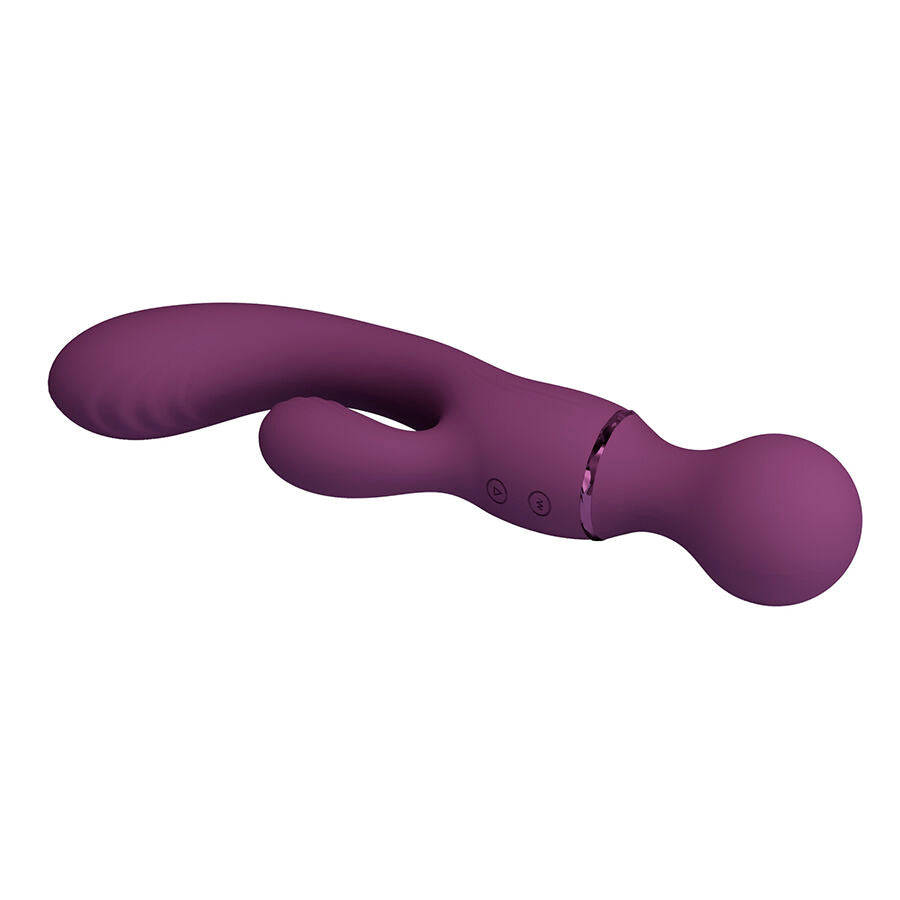 PRETTY LOVE VIBRADOR ROXO PARA PONTO G VERSaTIL E COMPLETO