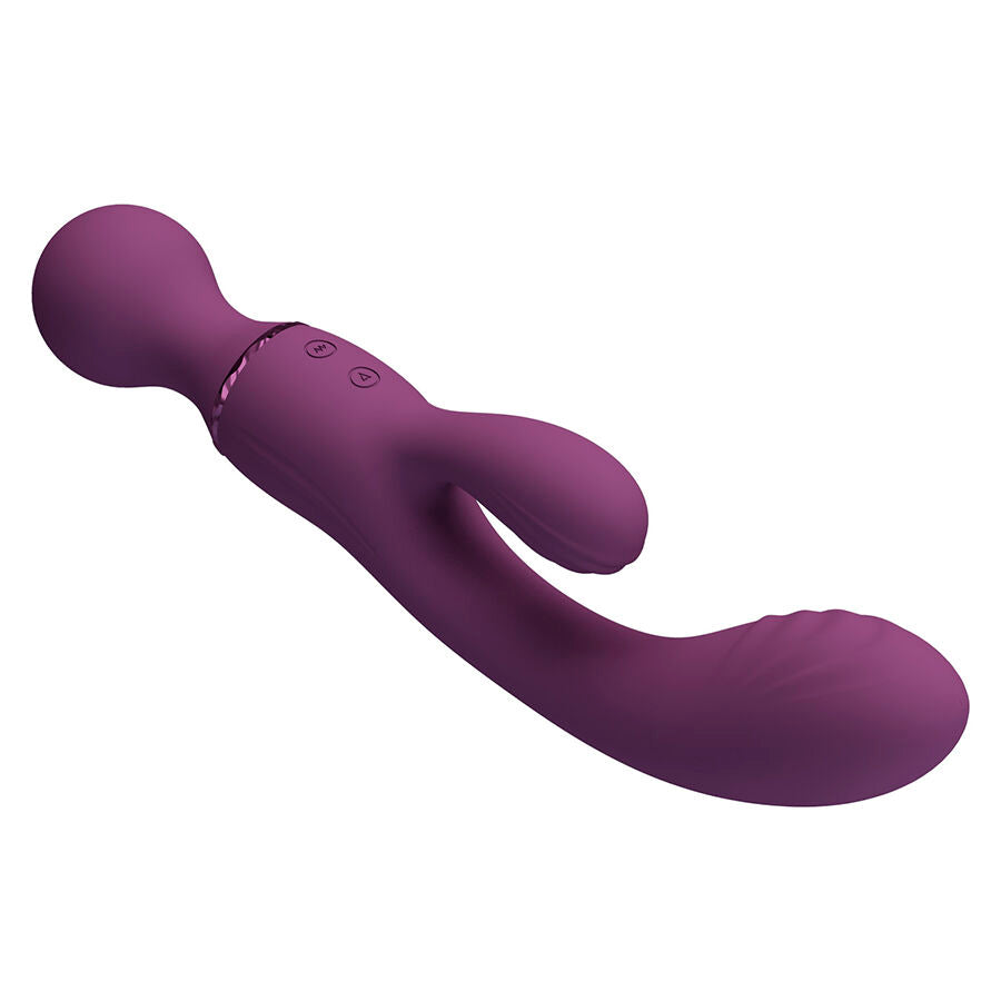 PRETTY LOVE VIBRADOR ROXO PARA PONTO G VERSaTIL E COMPLETO