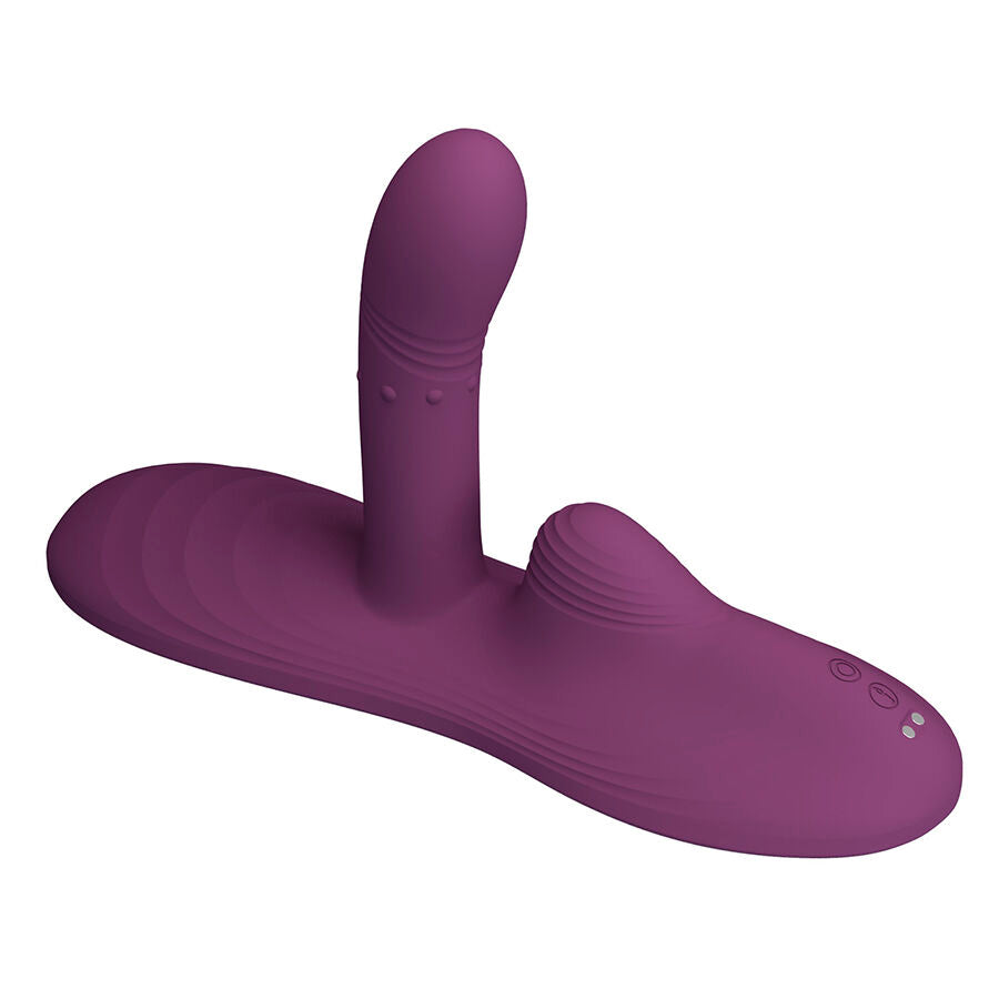 PRETTY LOVE LUKA VIBRADOR DE SENTADO COM EFEITO DE CALOR E CONTROLE REMOTO