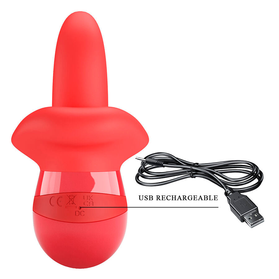 PRETTY LOVE OBELIA VIBRADOR DE LiNGUA COM MOVIMENTO ORBITAL