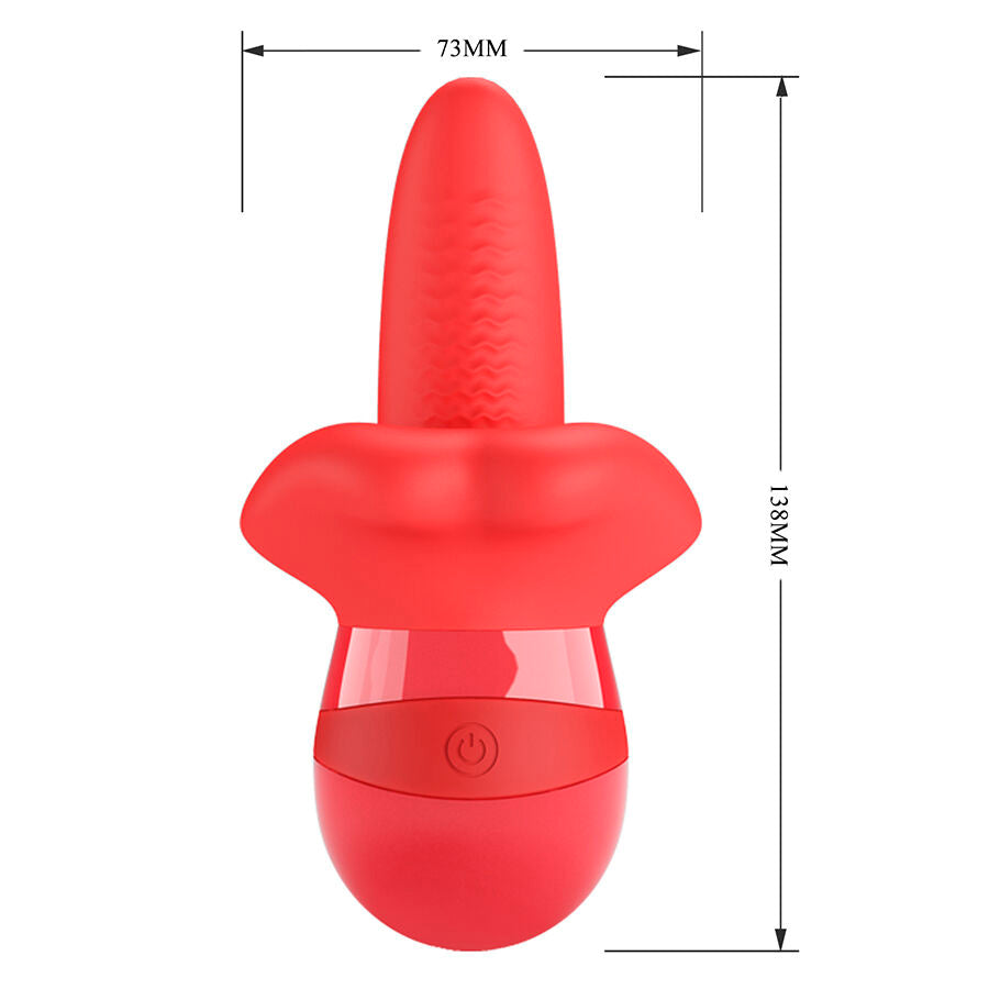 PRETTY LOVE OBELIA VIBRADOR DE LiNGUA COM MOVIMENTO ORBITAL