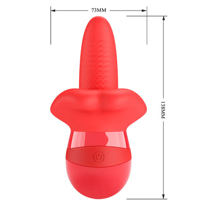 PRETTY LOVE OBELIA VIBRADOR DE LiNGUA COM MOVIMENTO ORBITAL