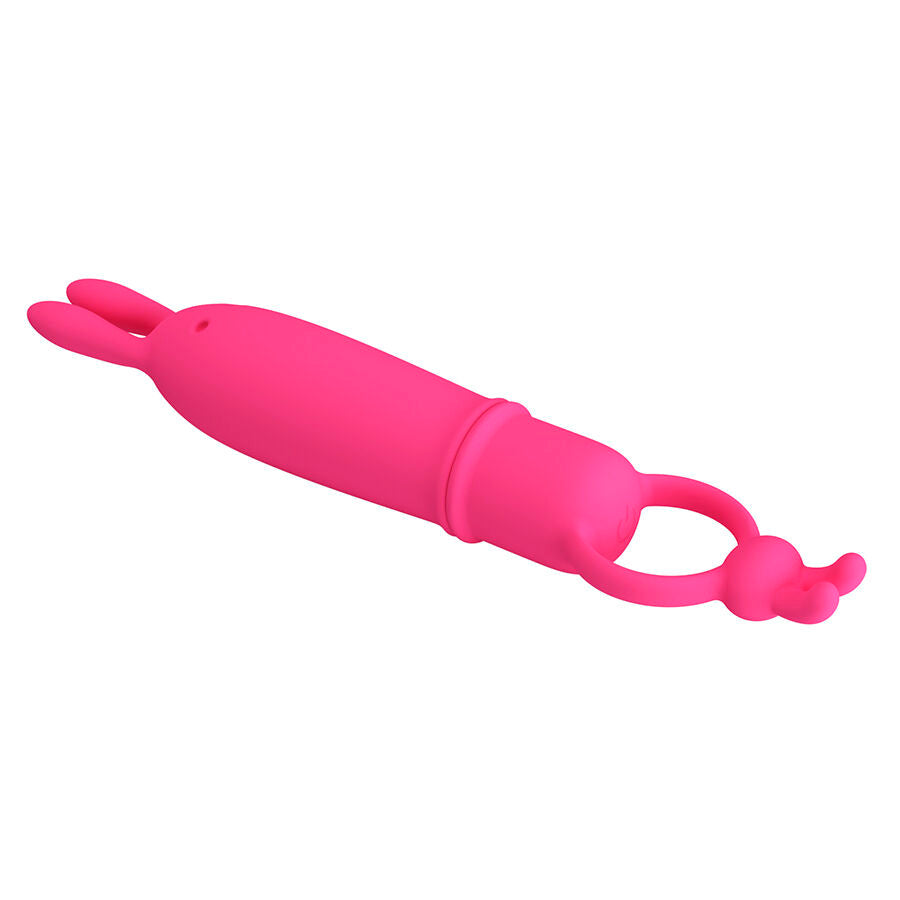 PRETTY LOVE DELIA VIBRADOR RABBIT COM ANEL DE RESISTeNCIA