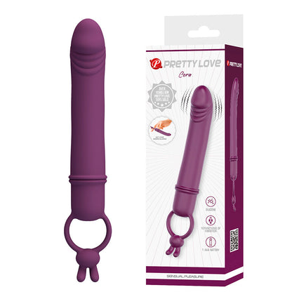 PRETTY LOVE CORA VIBRADOR EM FORMATO DE PeNIS COM ANEL DE RESISTeNCIA