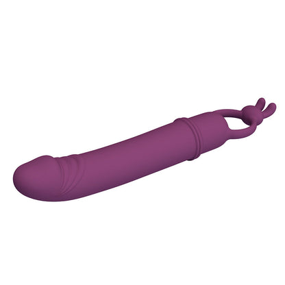 PRETTY LOVE CORA VIBRADOR EM FORMATO DE PeNIS COM ANEL DE RESISTeNCIA