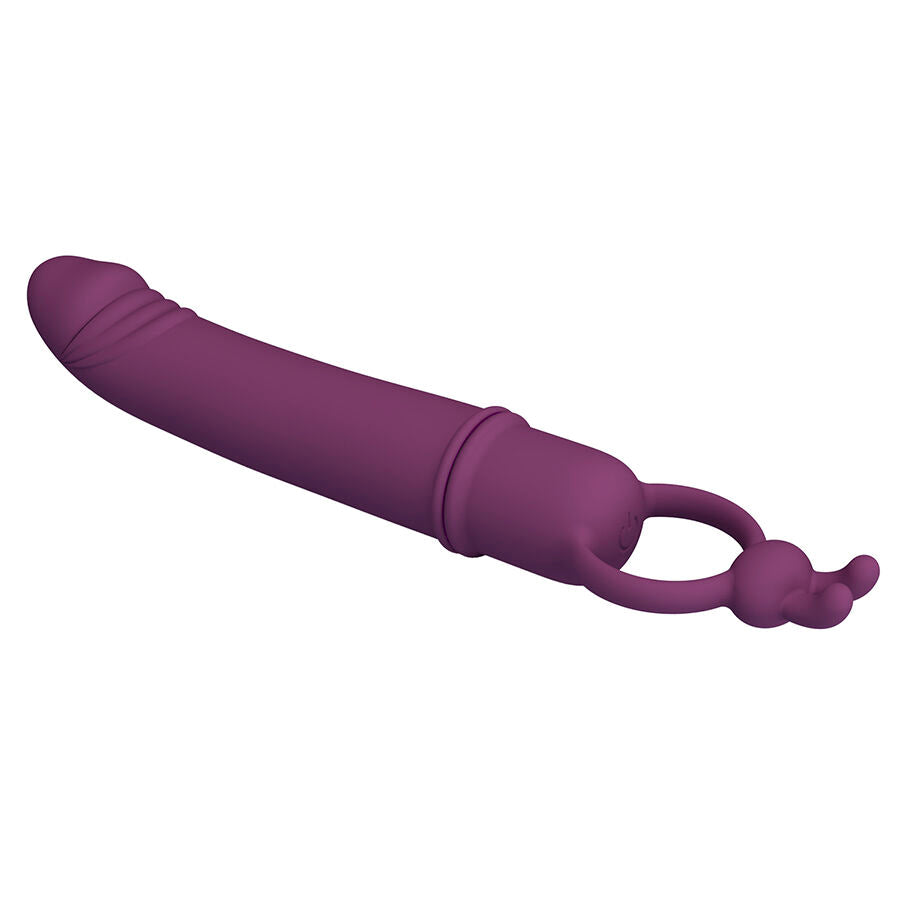 PRETTY LOVE CORA VIBRADOR EM FORMATO DE PeNIS COM ANEL DE RESISTeNCIA