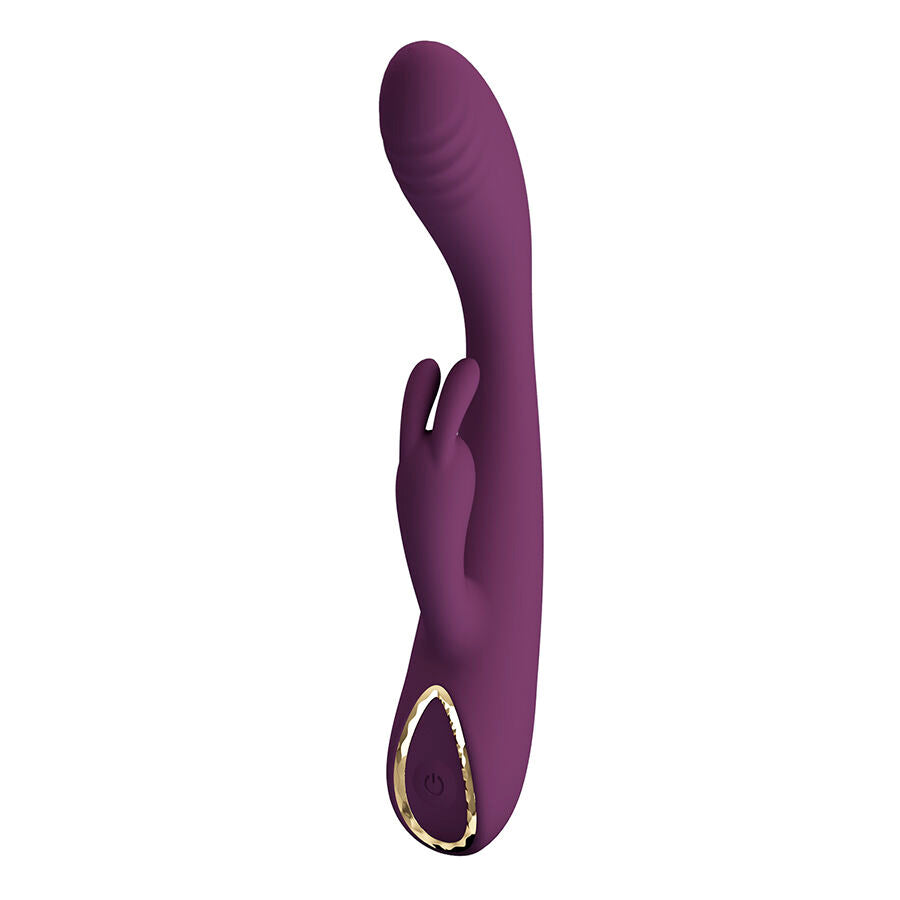 PRETTY LOVE EMMA VIBRADOR ROXO RABBIT COM ESTIMULADOR