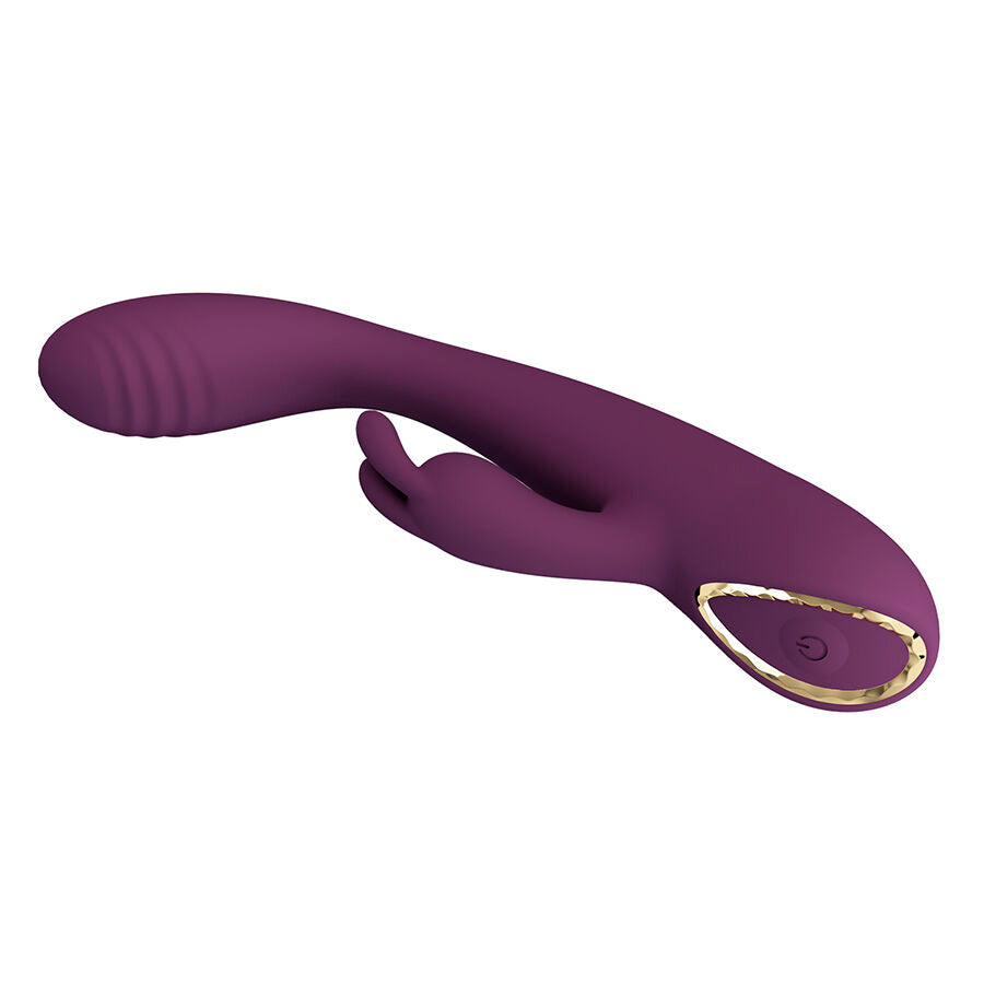 PRETTY LOVE EMMA VIBRADOR ROXO RABBIT COM ESTIMULADOR