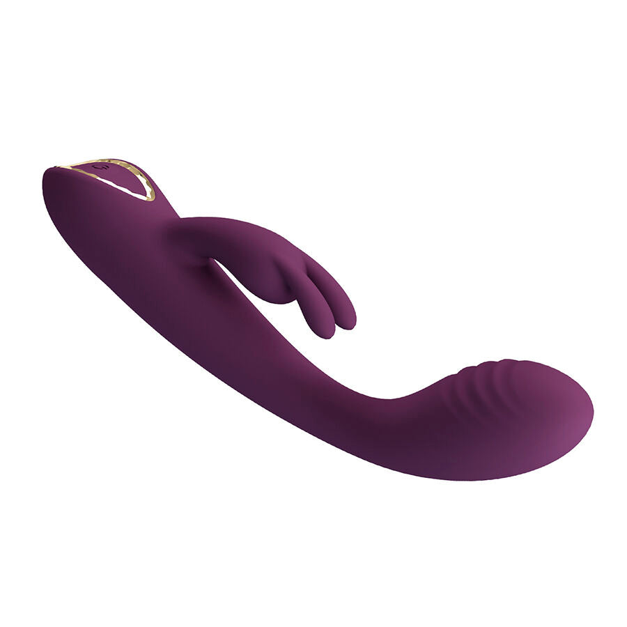 PRETTY LOVE EMMA VIBRADOR ROXO RABBIT COM ESTIMULADOR