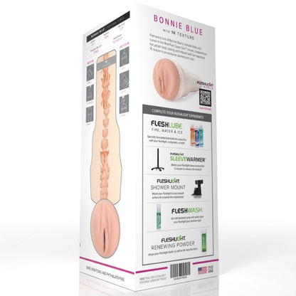 FLESHLIGHT GIRLS BONNIE BLUE COM TEXTURA 1K VAGINA