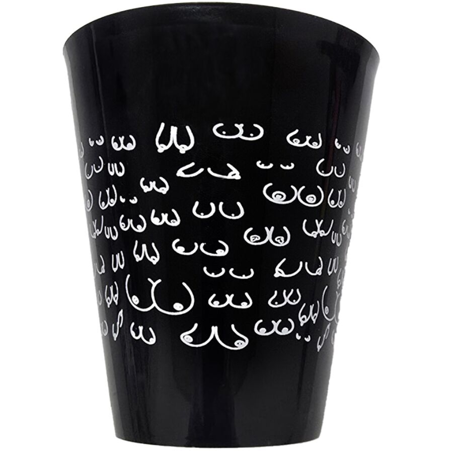 DIABLO PICANTE COPO PRETO 500 ML COM SEIOS BRANCOS