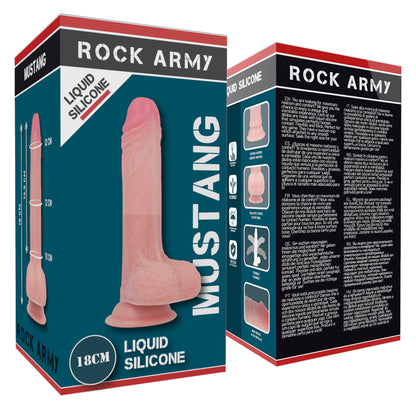 ROCKARMY ARNeS SILICONE LiQUIDO PREMIUM MUSTANG REALISTA 18 CM O 414 CM