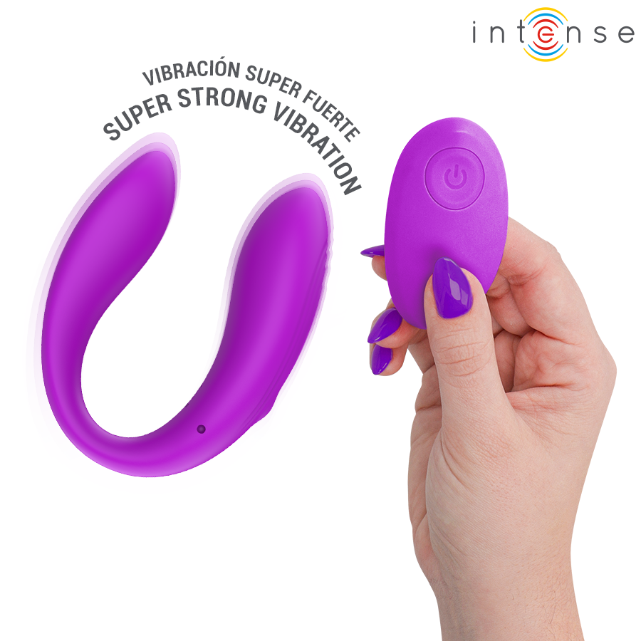 INTENSE NORA ESTIMULADOR DE CLIPE VIBRAToRIO ROXO