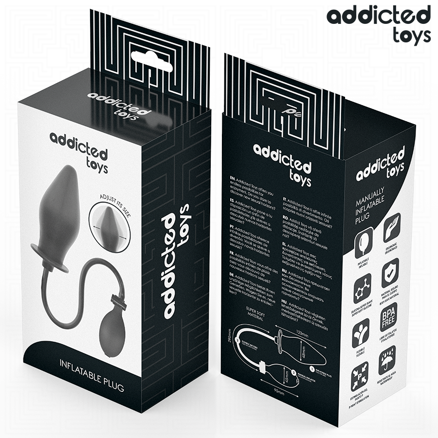 ADDICTED TOYS PLUG ANAL INFLABLE MODELO 1