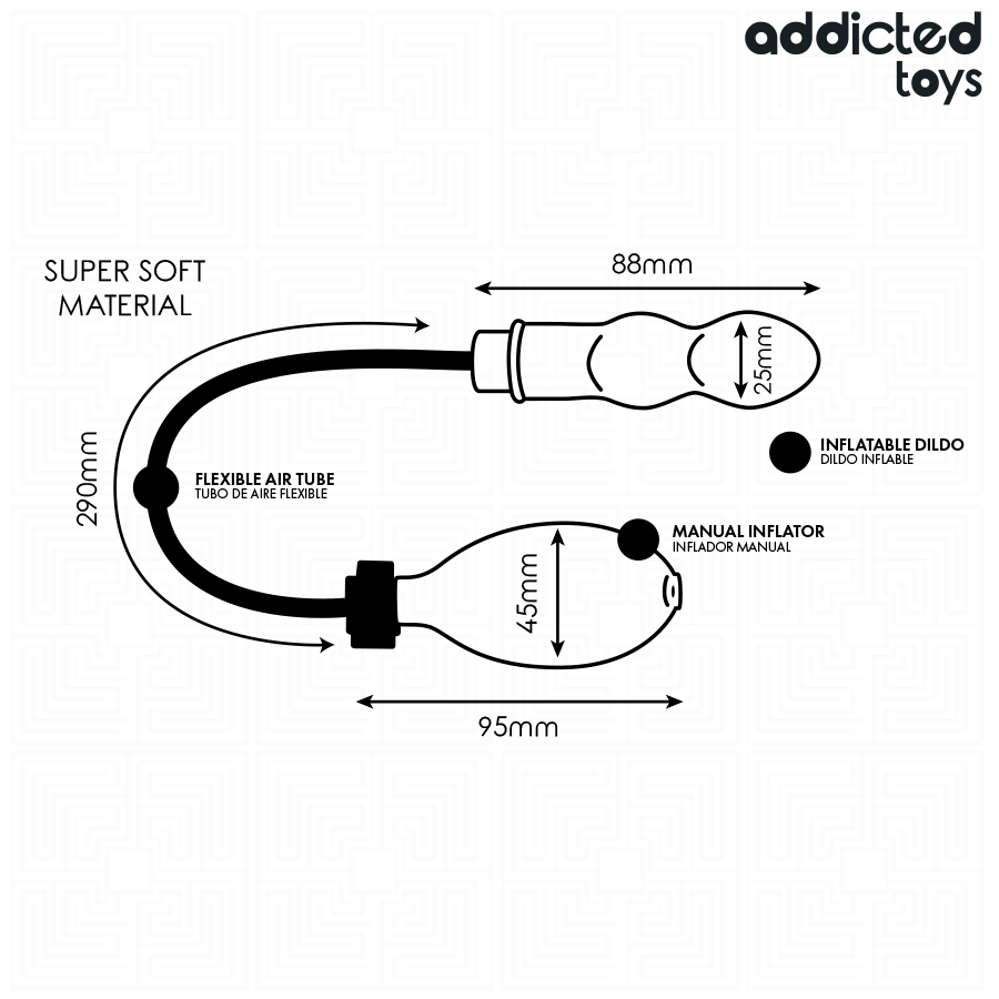 ADDICTED TOYS PLUG ANAL INFLABLE MODELO 2