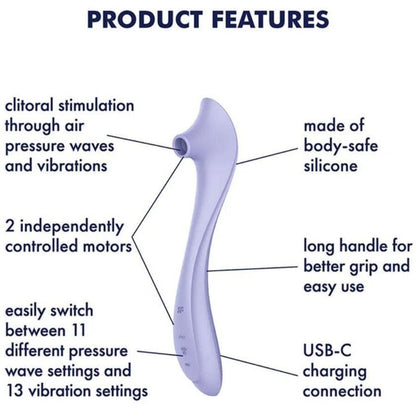 SATISFYER EASY LOVER VIBRADOR ESTIMULADOR AIR PULSE