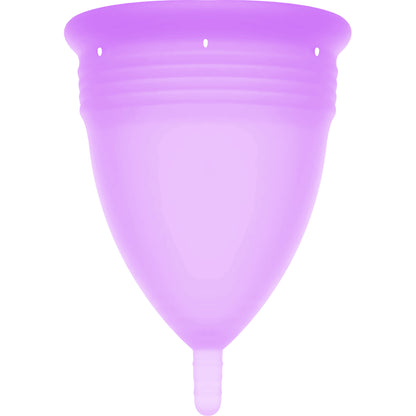 COPA MENSTRUAL STERCUP TAMANHO L COR ROXO SILICONE FDA